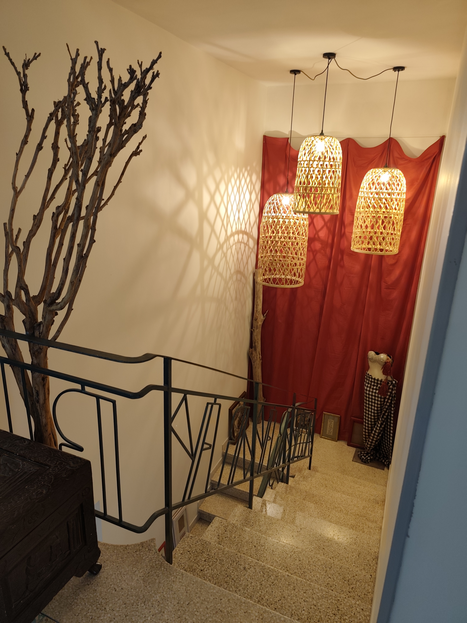Escalier maison d'artiste